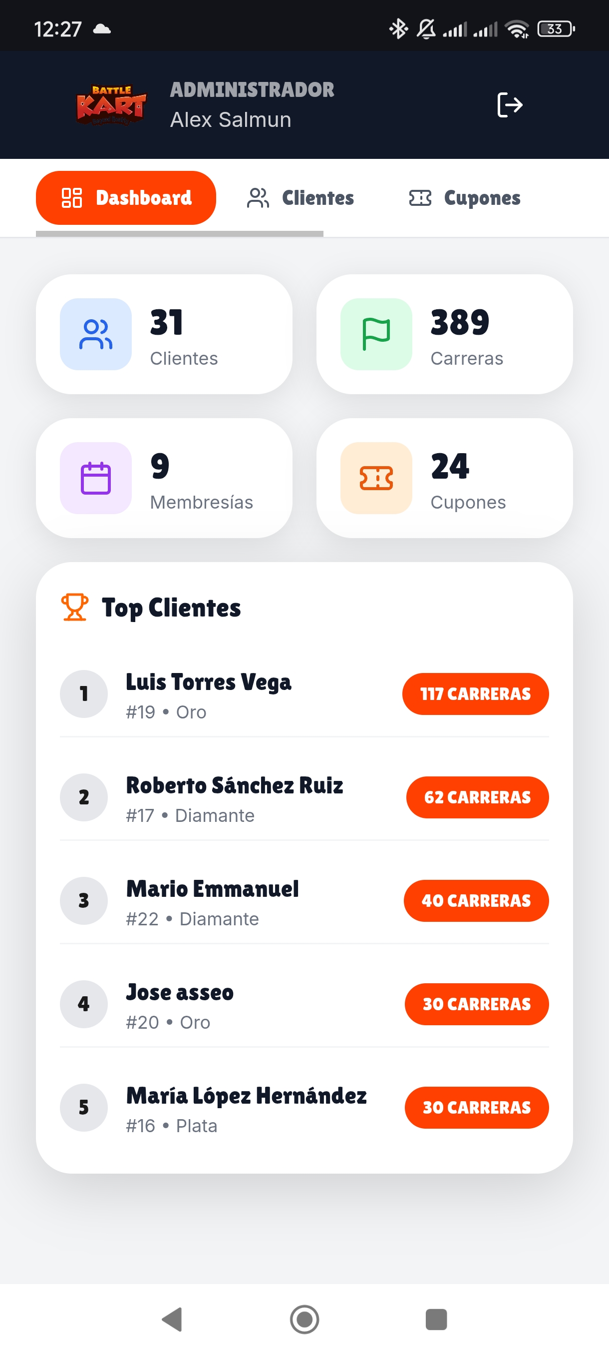 Screenshot 6 of Go-Kart Zen Loyalty System